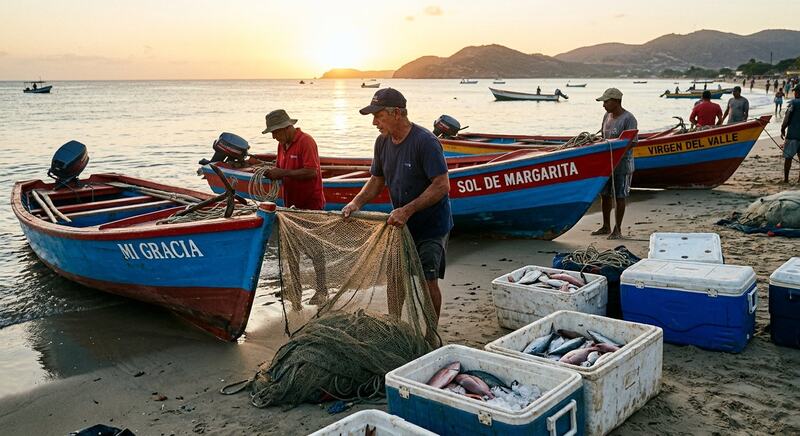 Pesca artesanal en Nueva Esparta